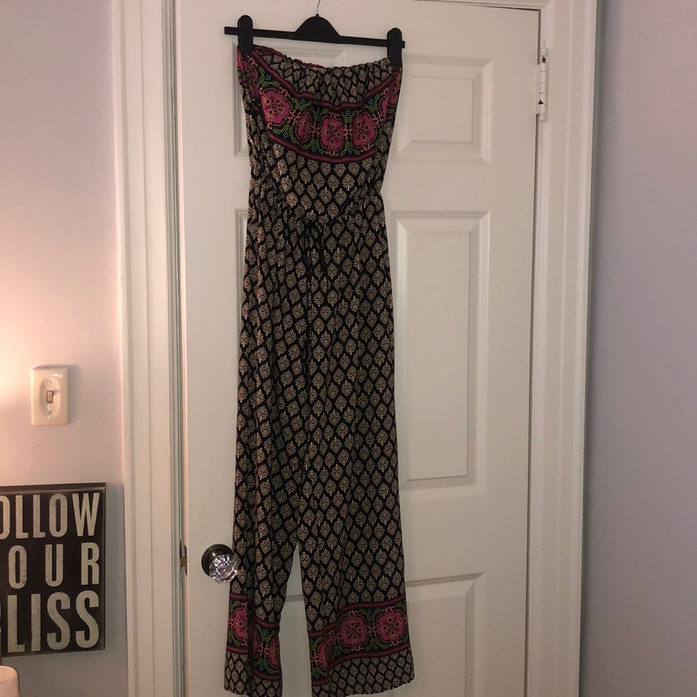 Strapless jumpsuit